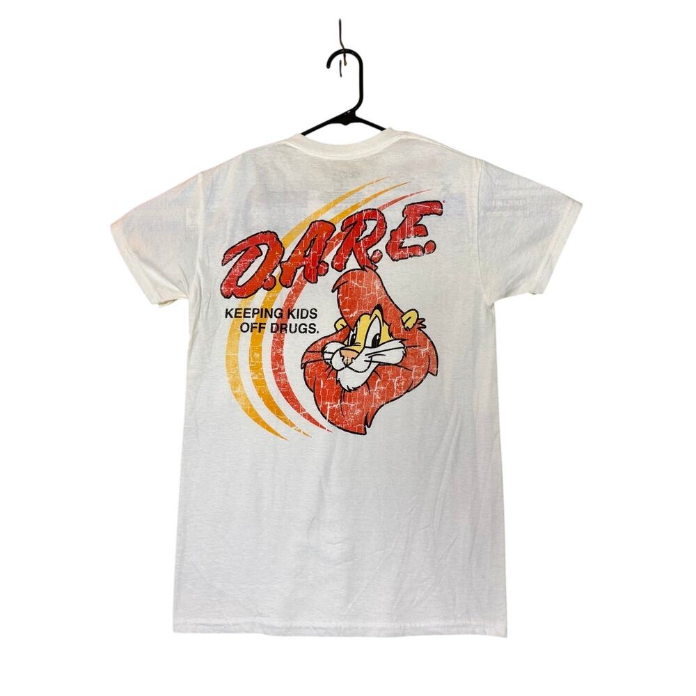 NEW - D.A.R.E. Short Sleeve Tee - Men's Size Small - White